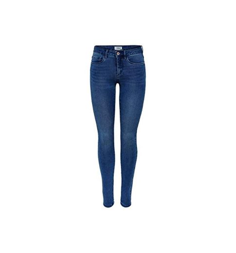 Only Onlroyal Reg Skinny Jeans Pim504 Noos Pantalones, Azul