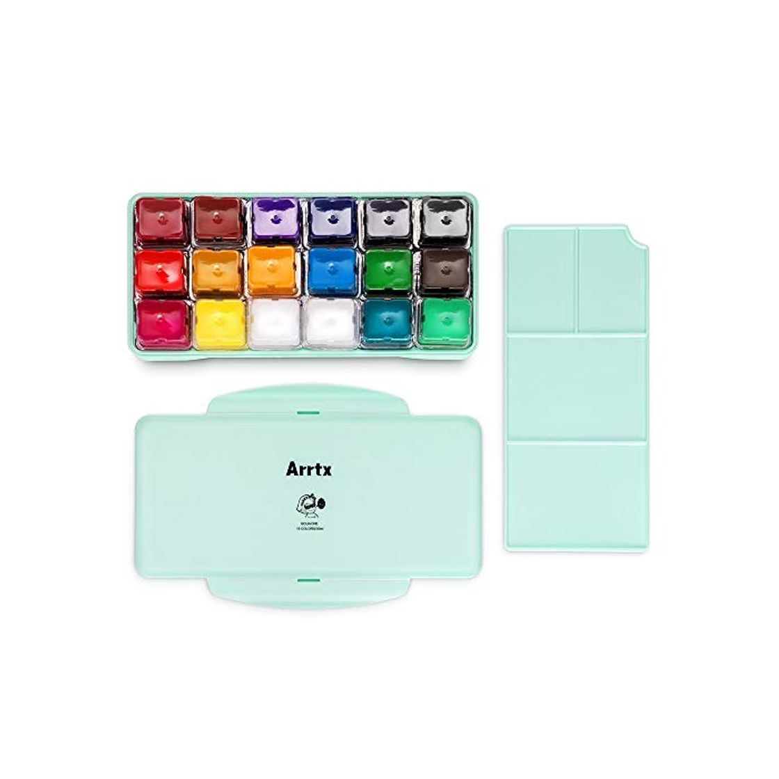 Social Miya Kit de pintura Gouache, 18 colores x 30ml Set de pintura