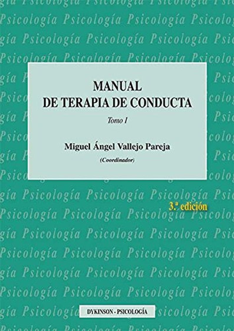 Books Manual de Terapia de Conducta