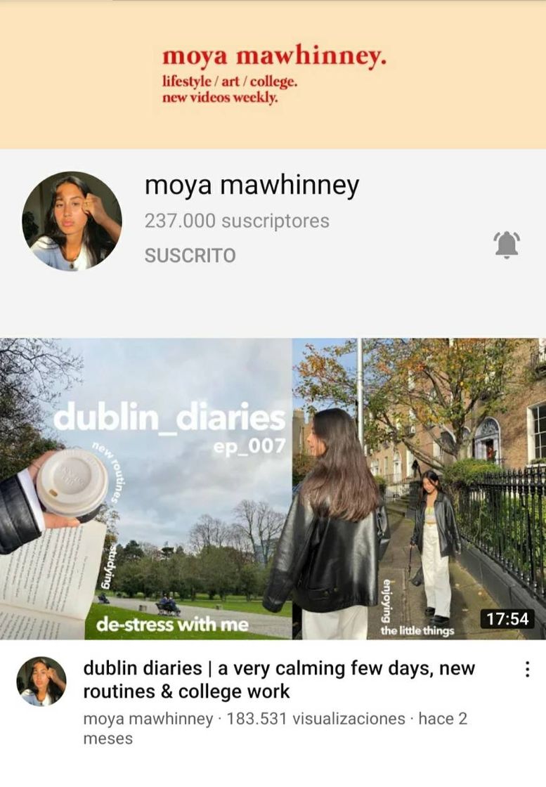 Moda canal do youtube: moya mawhinney :)