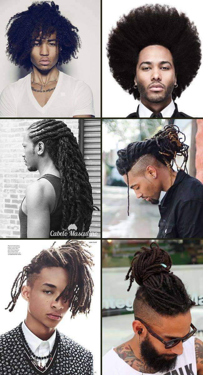 Moda Cabelo Afro Masculino