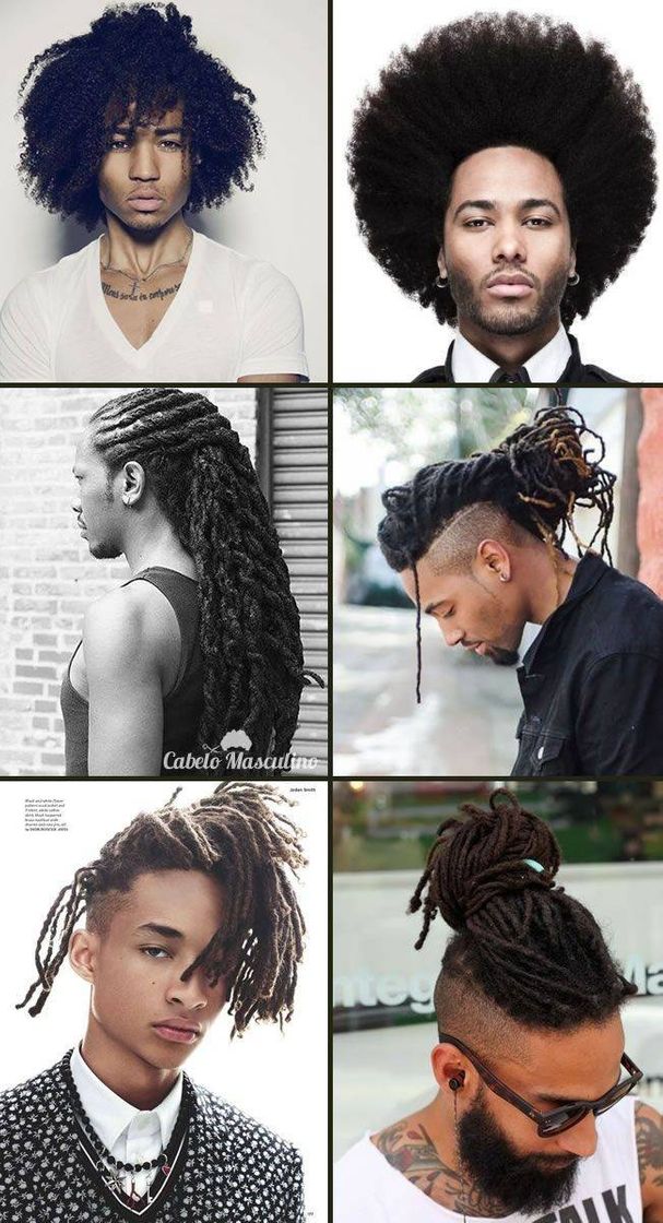 Fashion Cabelo Afro Masculino