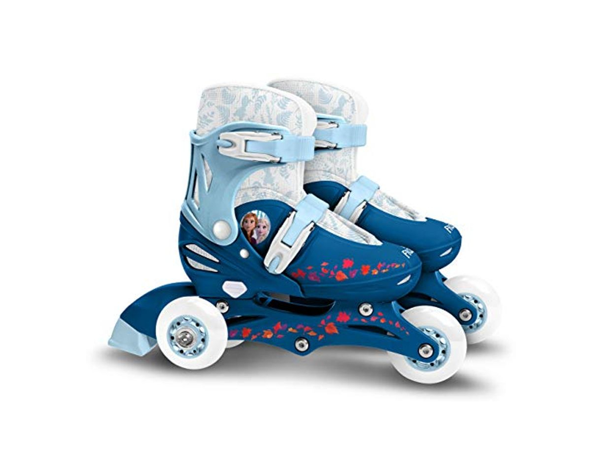 Producto Stamp Sas- Frozen II Adjustable Two in One 3 Wheels Skate, Color