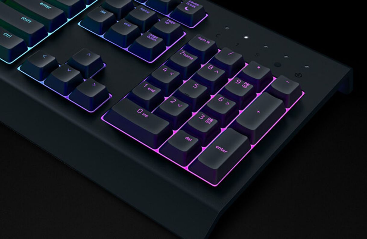 Electronic Razer Cynosa Chroma USB QWERTZ Alemán Negro - Teclado