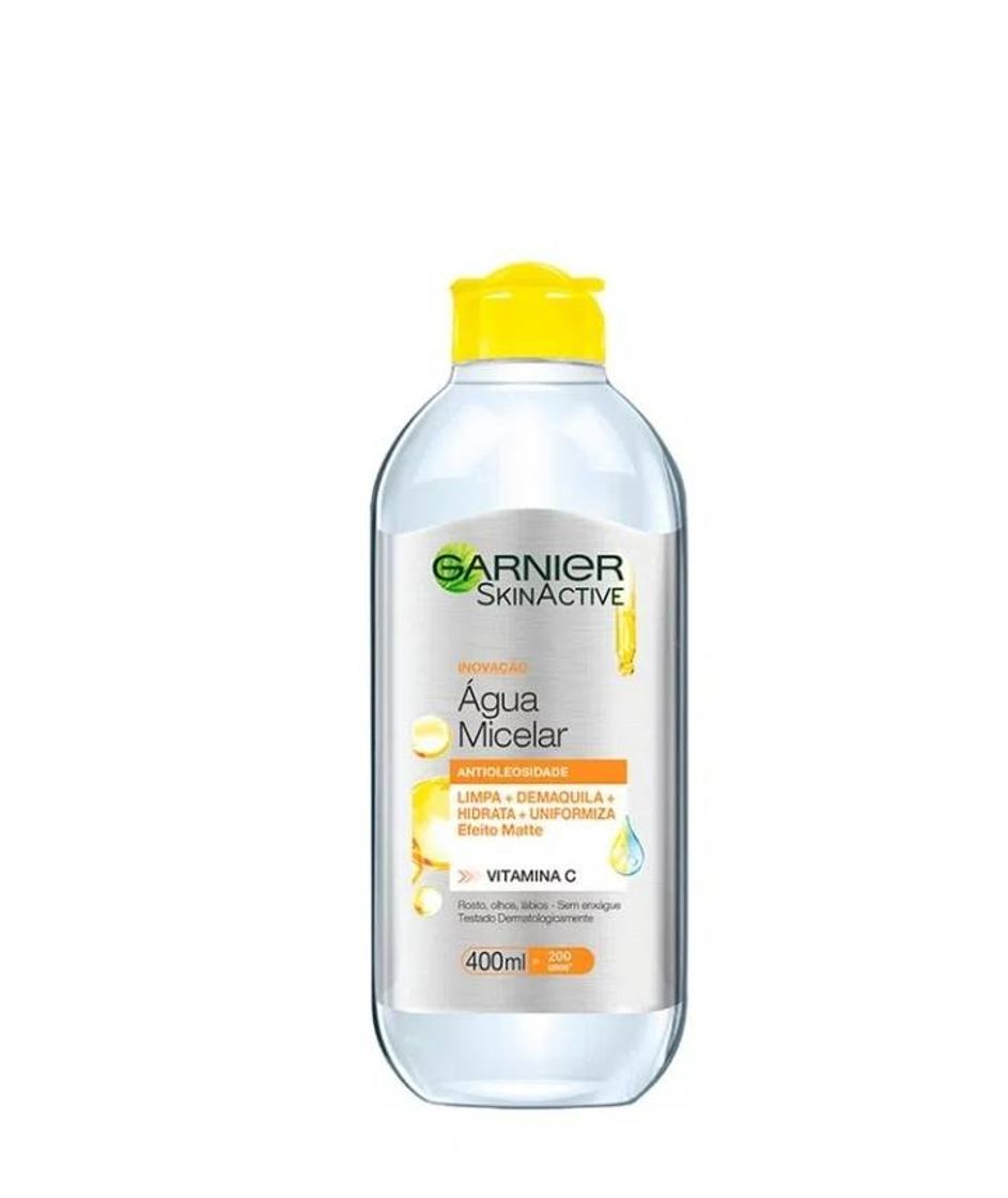 Moda Água Micelar Garnier Skin Antioleosidade c/ vitamina C