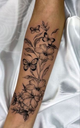Tatuagem Floral
