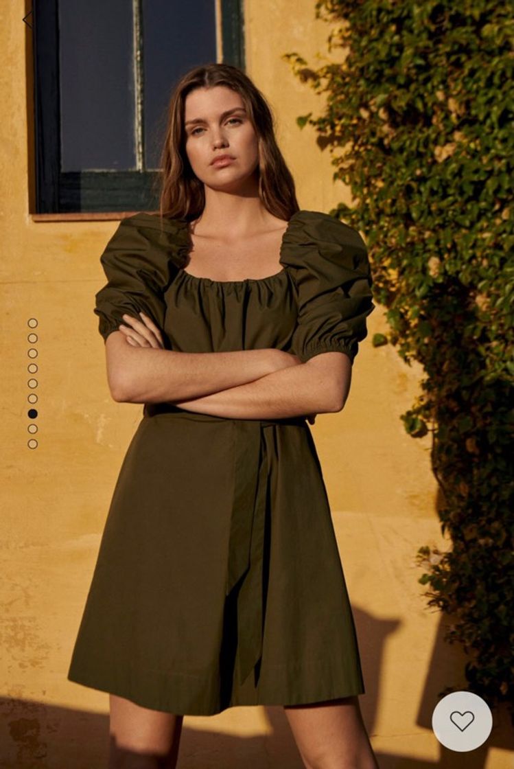 Social Vestido Verde Mango 