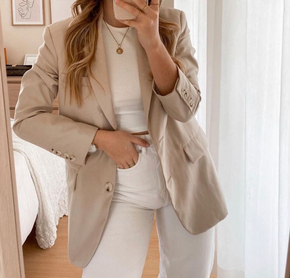 Social Blazer Beje 