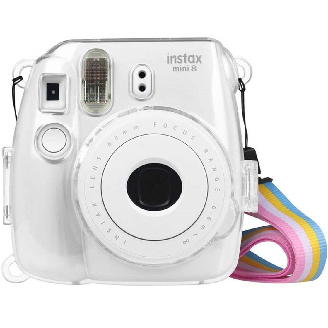 Moda Fujifilm Instax Mini 9 Case Transparent Crystal Plastic Cover ...