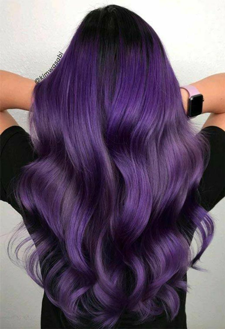 Moda Cabelo roxo