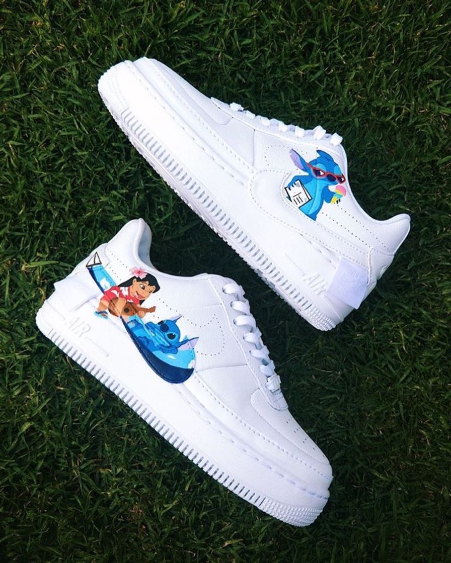 Moda Air Force customizado Lilo & stitch