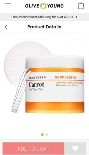 Jukyung's carrot toner pad