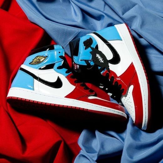 Red blue Jordan 🦋❤️