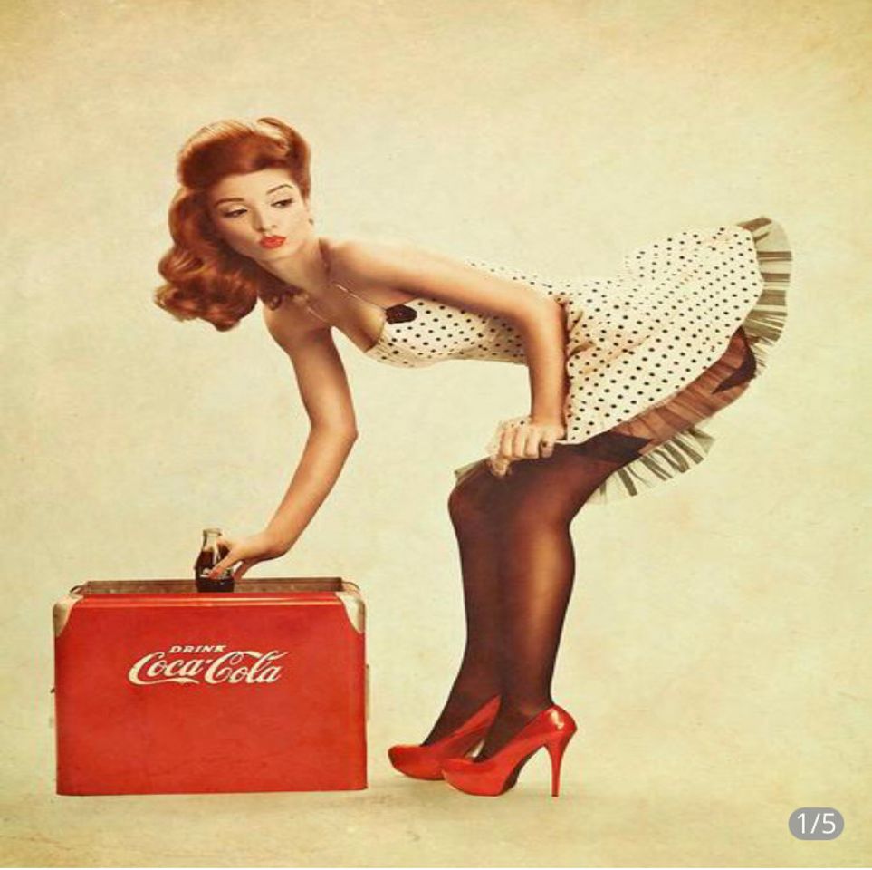 Moda Pin Up Coca Cola