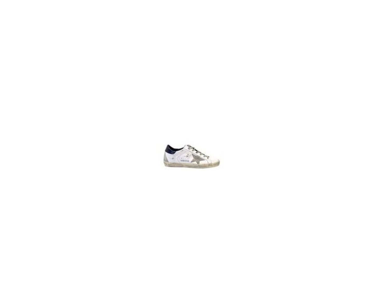 Social Golden Goose Superstar - Zapatillas Deportivas, Color Blanco y Azul Multicolor Size