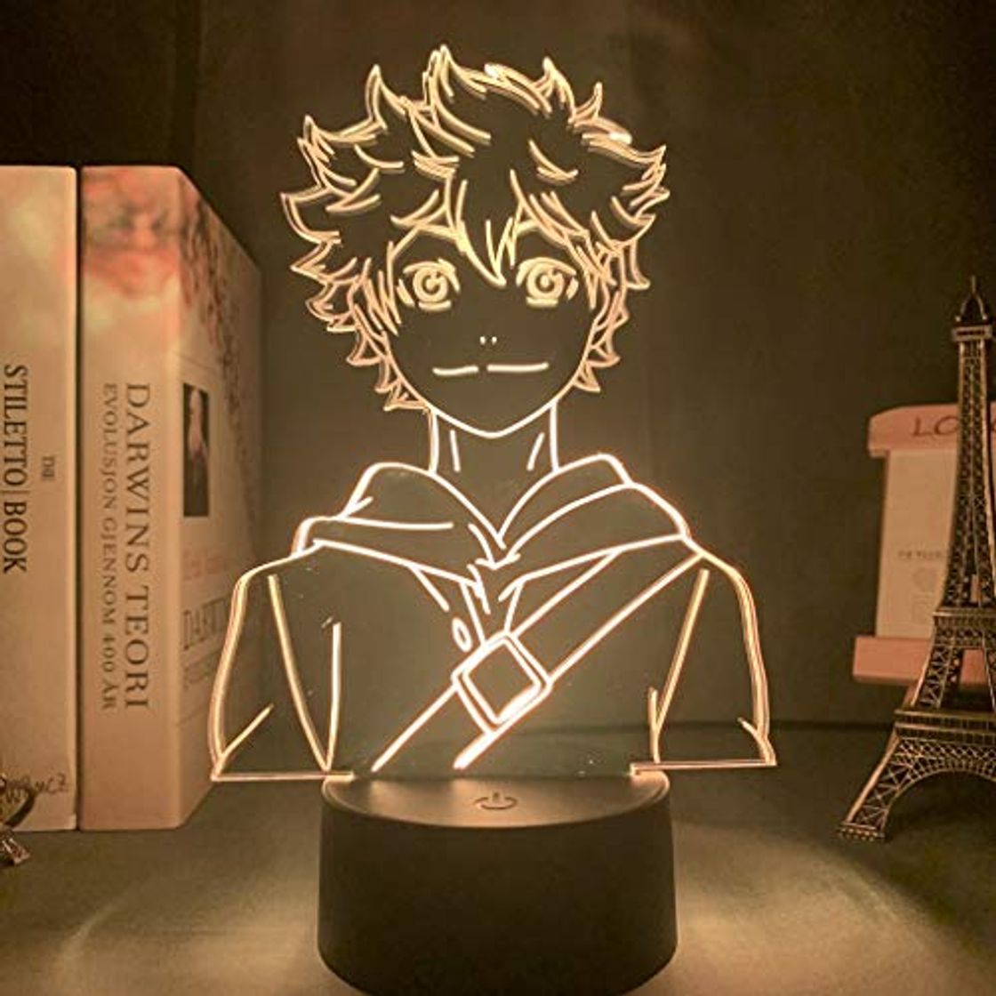 Producto Lámpara De Ilusión 3D Luz De Noche Led Anime Haikyuu Shoyo Hinata Acrílico Para Decoración De Habitación De Niños Lámpara De Mesa Los Mejores Regalos De Vacaciones De Cumpleaños Para Niños