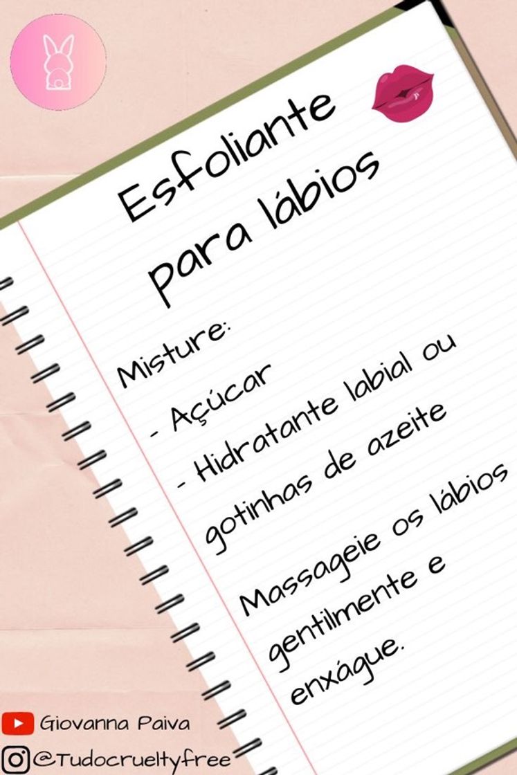 Moda esfoliante para lábios