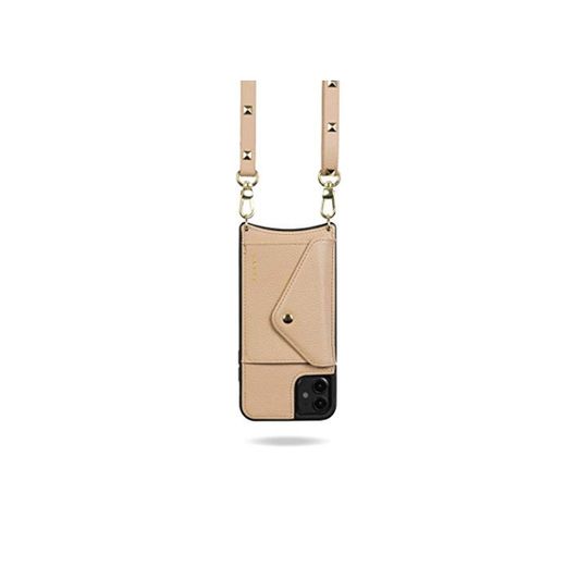 HANEK - Funda Colgante para móvil iPhone 11 Pro Leather Nude
