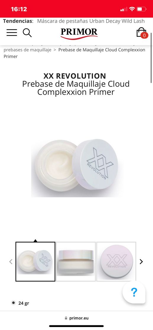 Belleza XX REVOLUTION Prebase de maquillaje Cloud Complexxion 