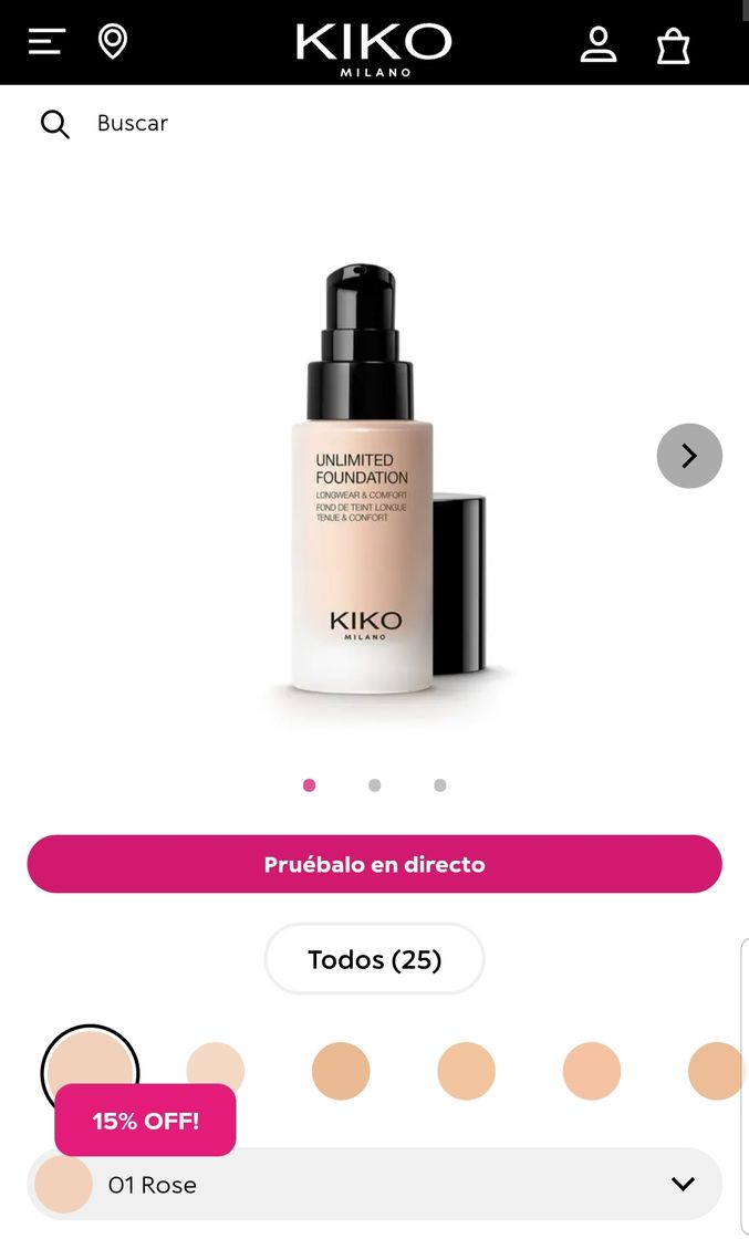 Belleza Kiko Milano Unlimited Foundation