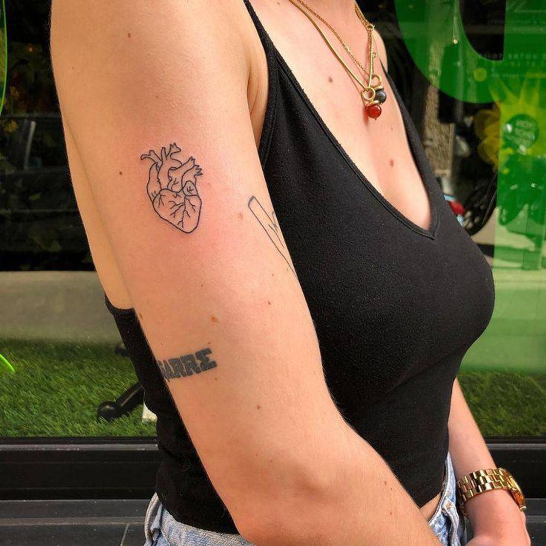 Moda Inspiração de tatuagem de coração ❤️