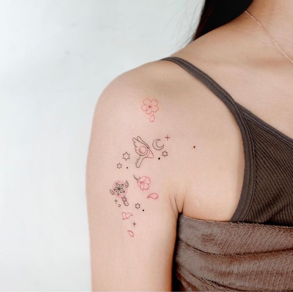 Fashion Sakura card captor tattoo