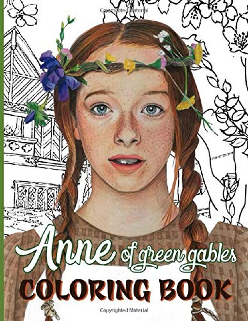 Libro Anne Of Green Gables Coloring Book: Anne Of Green Gables Excellent Coloring