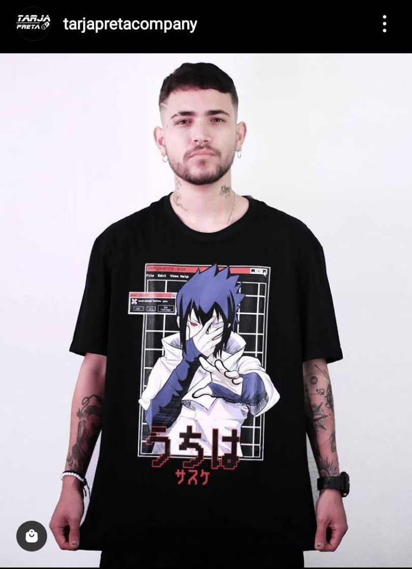 Fashion Camiseta Sasuke