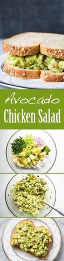 Avocado chicken salad 