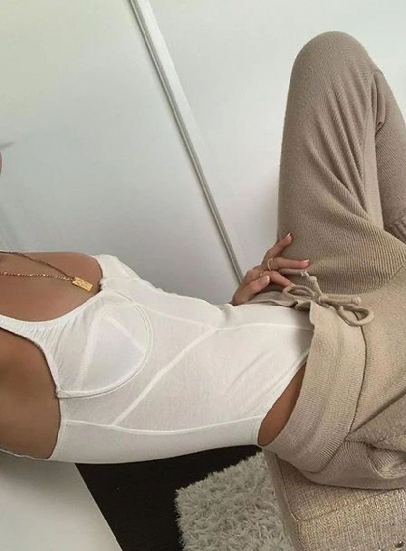 Social White bodysuit 