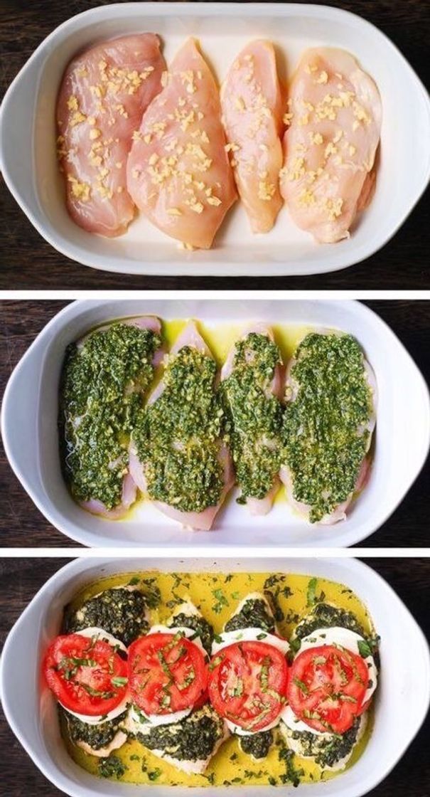 Moda BASIL PESTO TOMATO MOZZARELLA CHICKEN BAKE