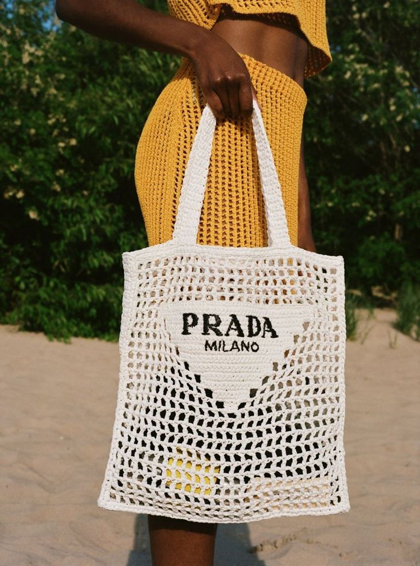 Social Bolsa Prada de crochê