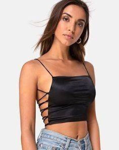 Cropped preto