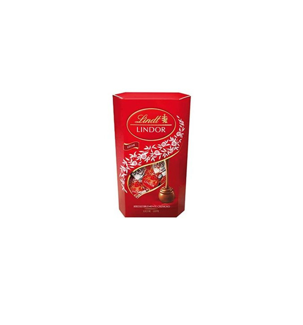 Product Lindt Lindor Cornet Caja de bombones cremosos de chocolate con leche