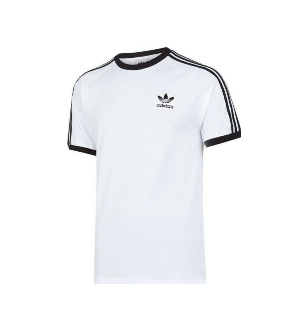 Fitness adidas 3-Stripes tee Camiseta, Hombre, Blancio