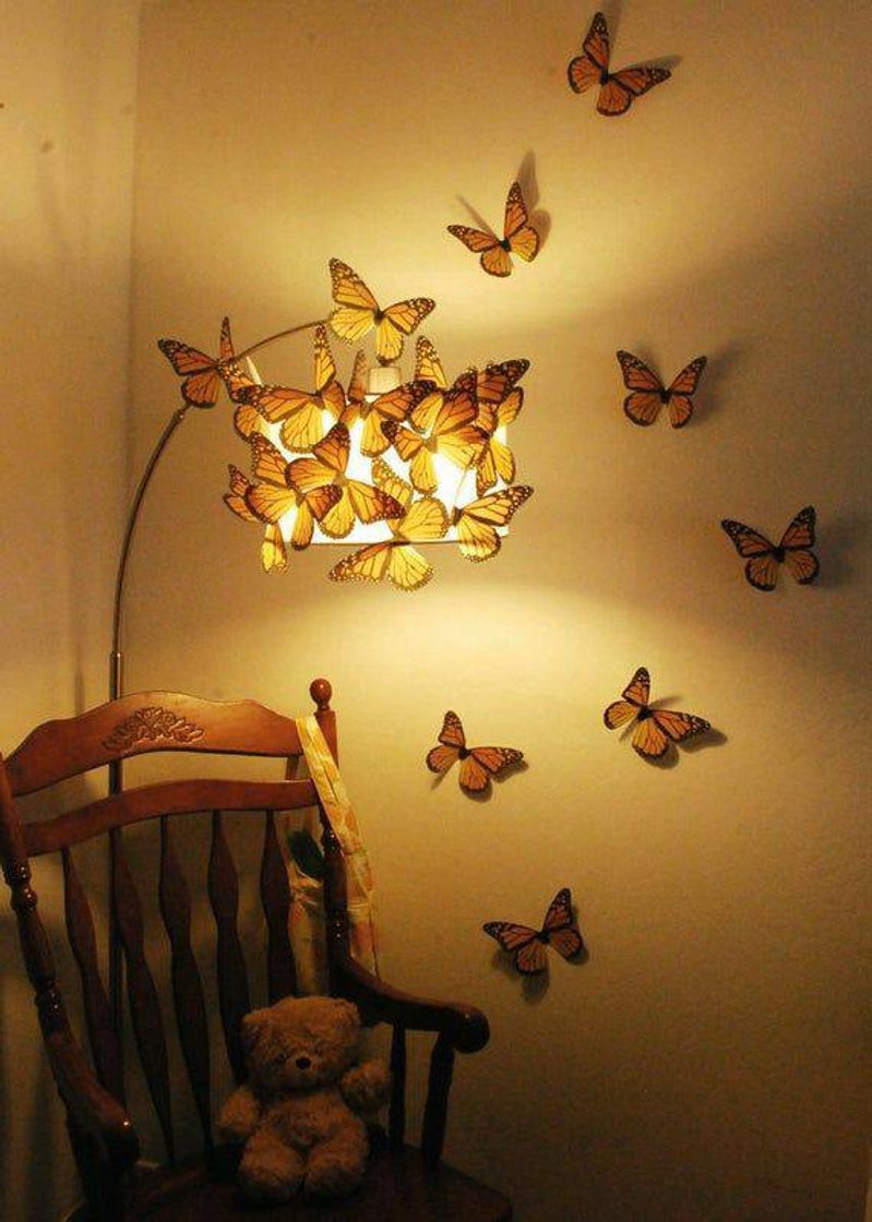 Moda 🦋🦋🦋Borboletas na minha luminária... simplesmente perfeita