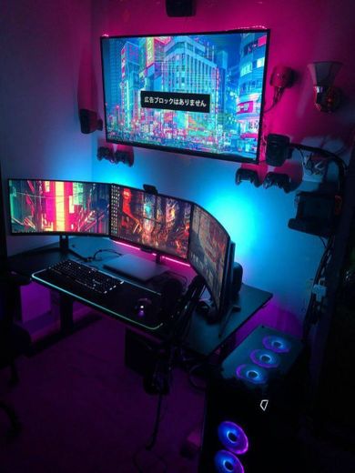 Setup gamer 🌈🌈🌈