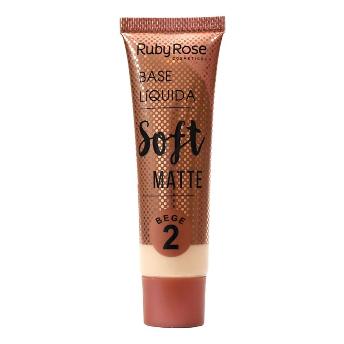 Moda BASE LIQUIDA SOFT MATTE BEGE 2 RUBY ROSE - Niale