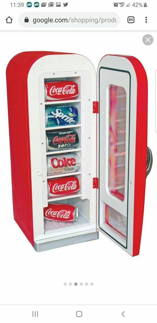 Moda Retro Coca Cola Vintage collectabile fridge, priced to sell 