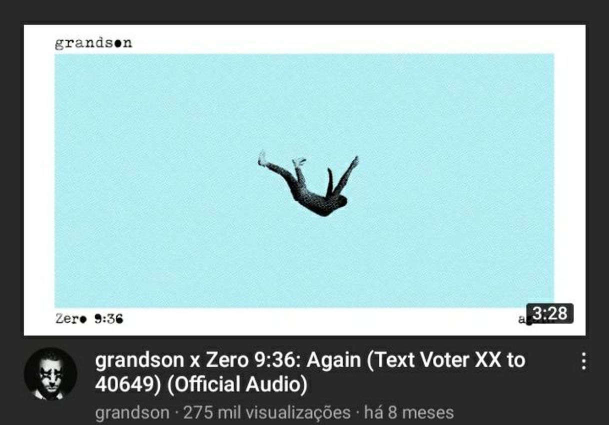 Fashion Grandson x zero 9:36: Again