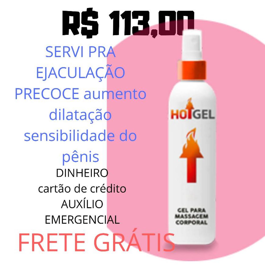 Fashion Hot gel para aumento peniano 