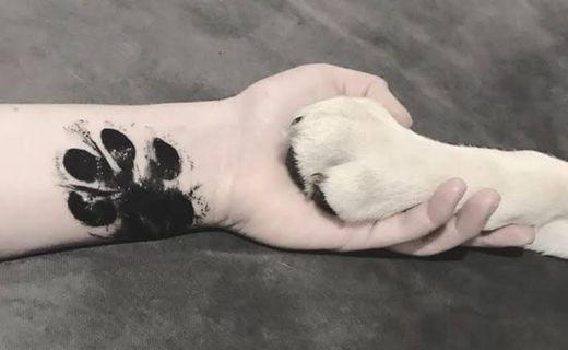 Tattoo pata de cachorro 🐶 