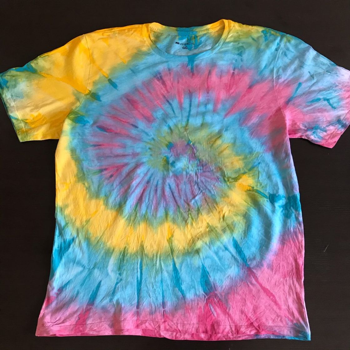 Fashion Camiseta tie dye 