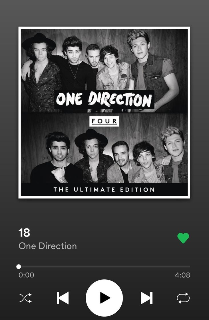 Canción one direction playlist