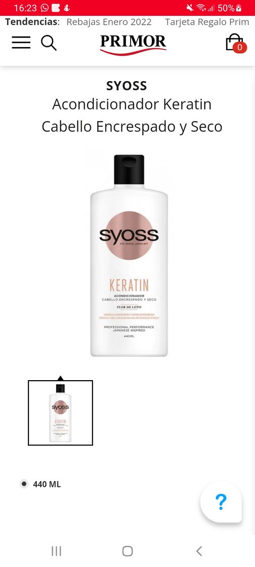 Social Acondicionador keratin syoss