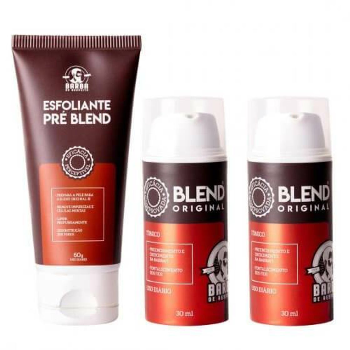 Fashion Kit Blend 2 meses para Barba Crescer com esfoliante - Frete Grátis ...