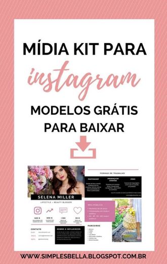 Mídia Kit Instagram