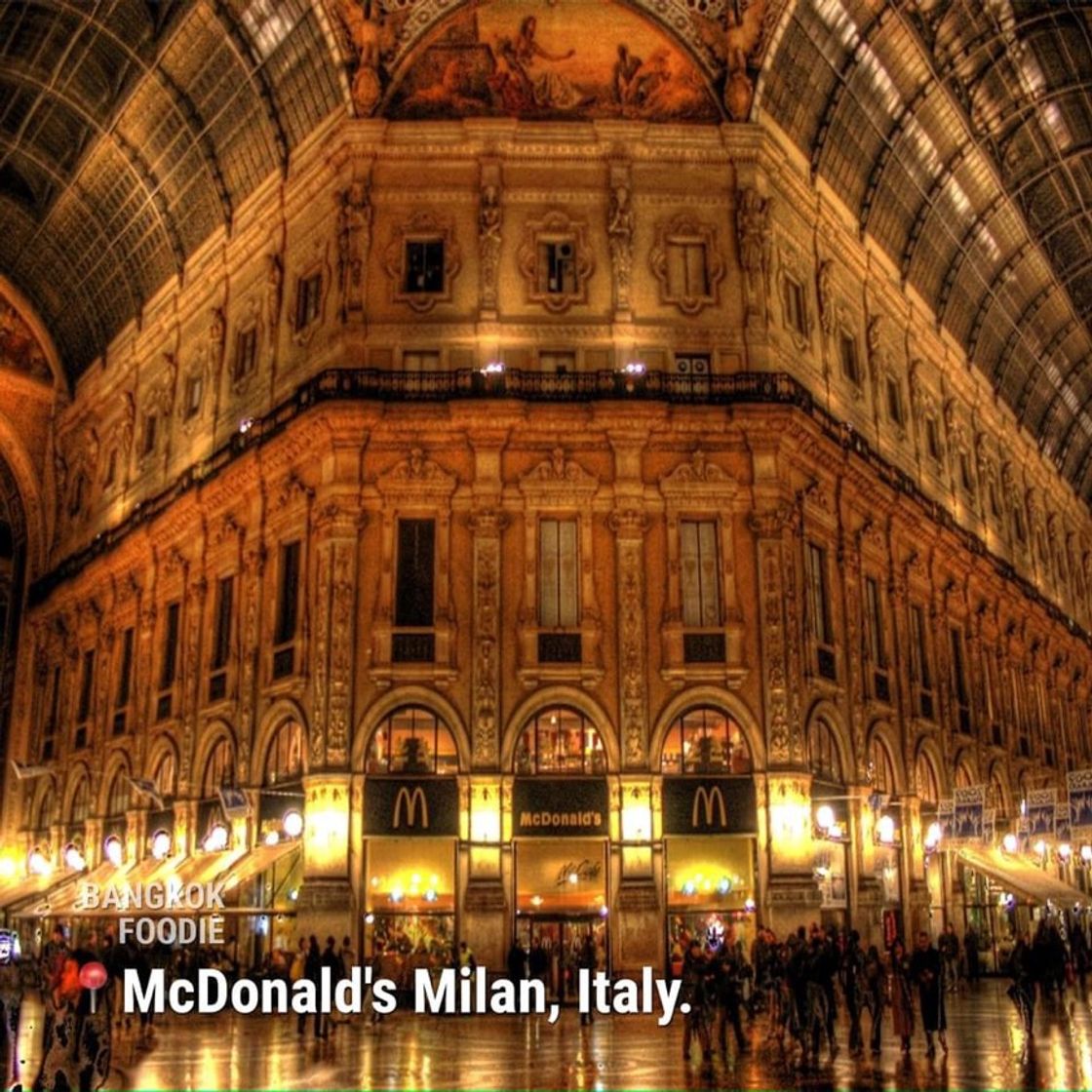 Moda McDonald’s Milan, Italy.