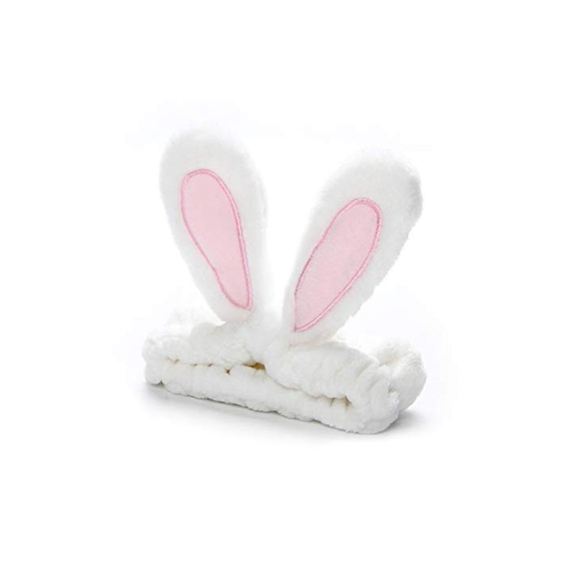 Producto Yeyll Bow Hair Band Lovely Rabbit Ears Soft Fleece Bowknot Makeup Cosmetic Shower Elastic Hairlace Headband