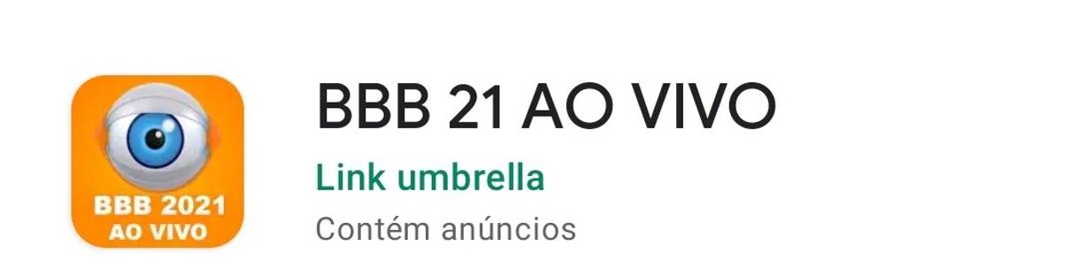 App BBB 21 PRA ASSISTIR 24H POR DIA DE GRAÇA 